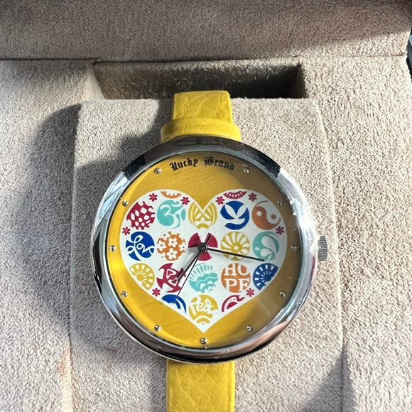 Lucky Brand Watch Lucky In Love Peace to All Everywhere - Picture 7 of 9